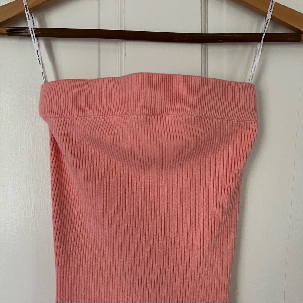 NWT ANTHROPOLOGIE CHARLIE HOLIDAY Freya Midi Dress in Pink Punch Size 4 - Picture 5 of 8
